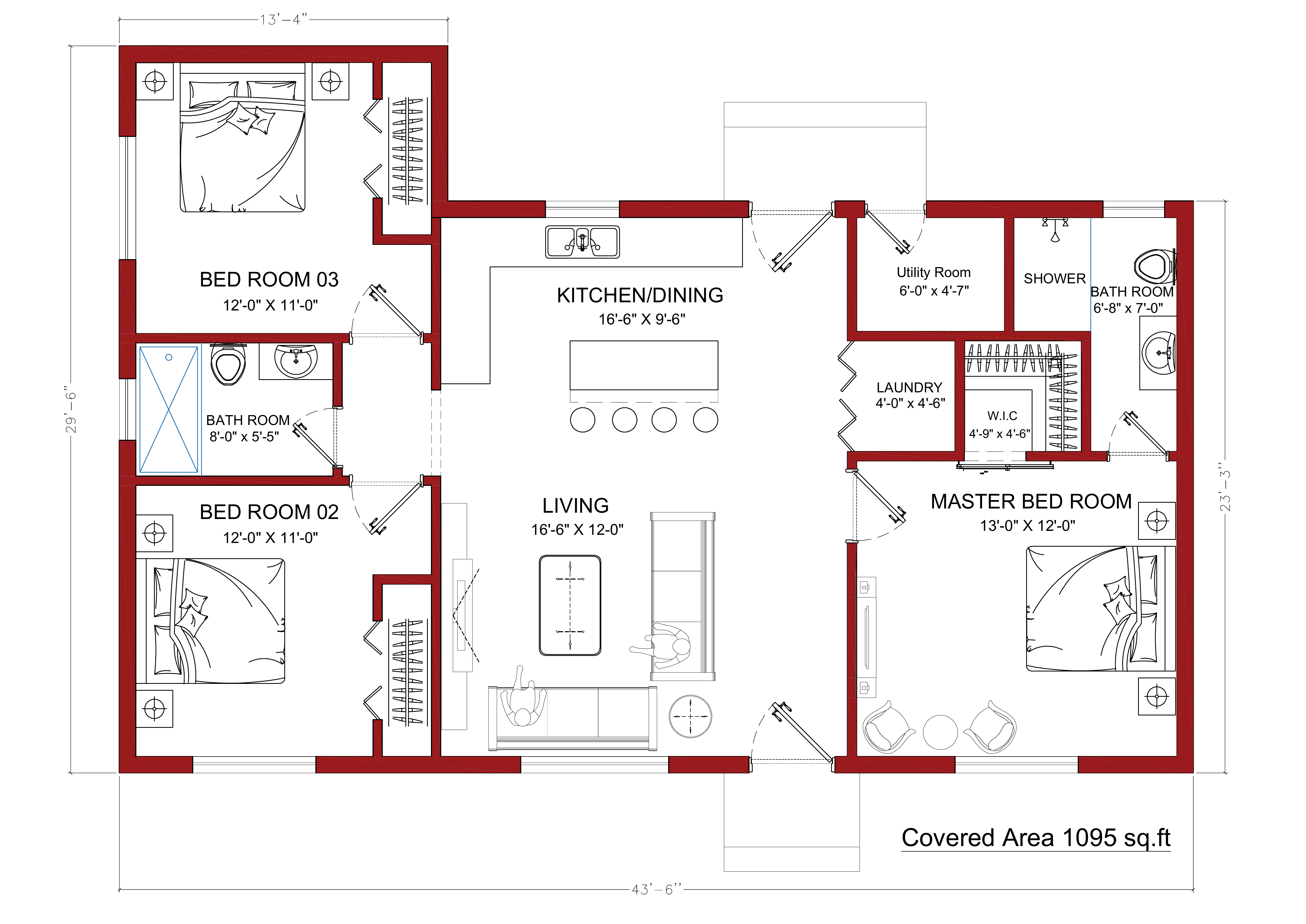 Floor plan - tap a room for details